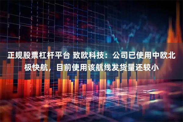 正规股票杠杆平台 致欧科技：公司已使用中欧北极快航，目前使用该航线发货量还较小